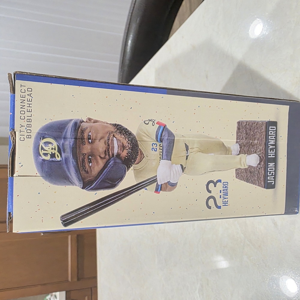 Baseball Player Bobblehead with Bat